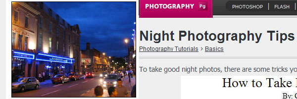 helpful photography tutorials