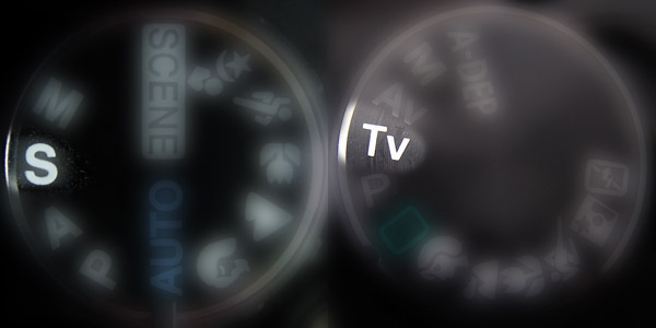 Shutter Priority dial