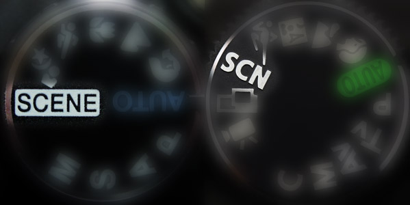 Scene Mode dial