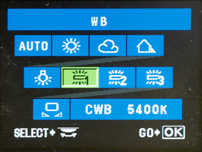 Flourescent WB