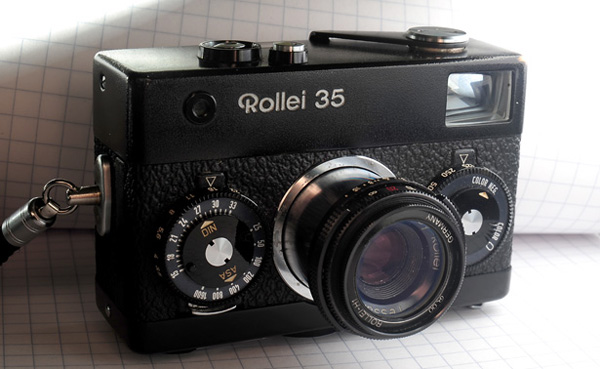 vintage and film cameras
