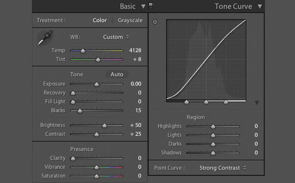 Lightroom Settings