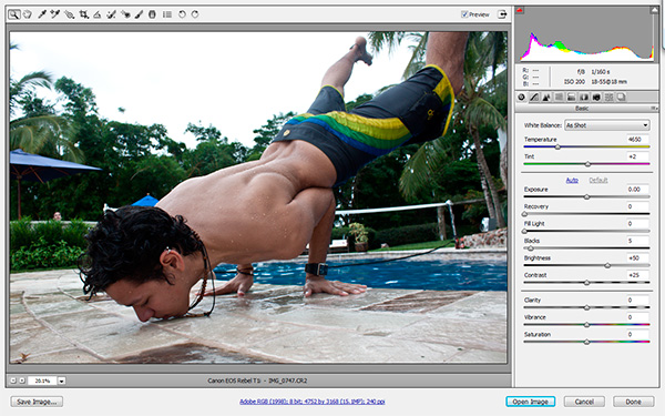raw photography workflow