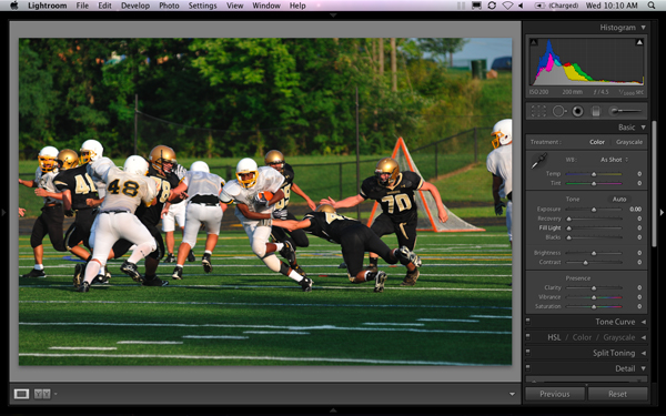 sports photography guide