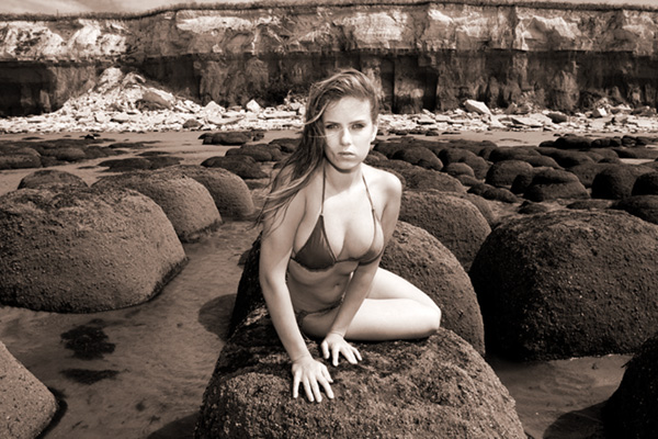 black and white toning