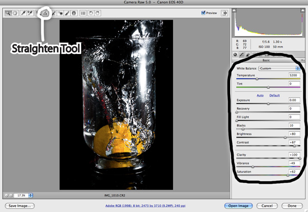 water splash photography