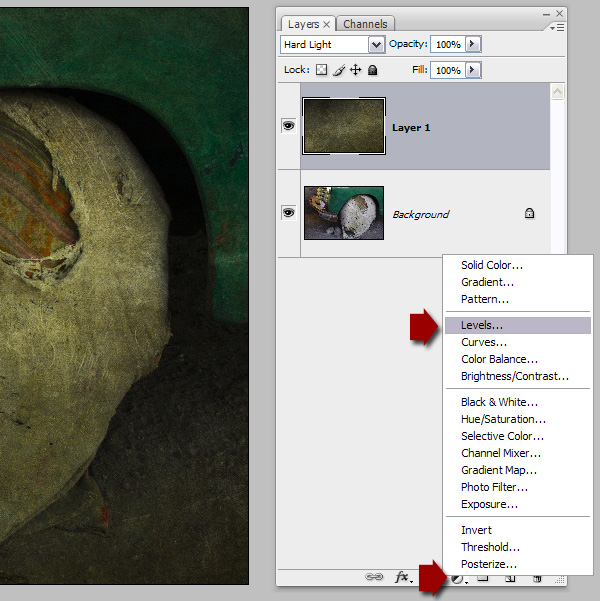adding textures to photos