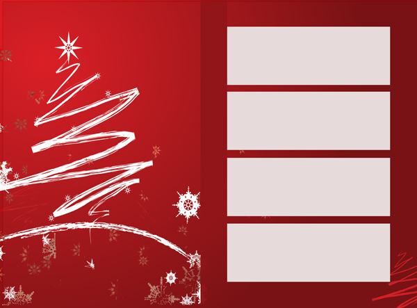 christmas card photography collage