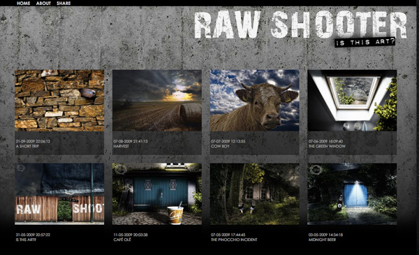 Photoblog project of Raw Shooter