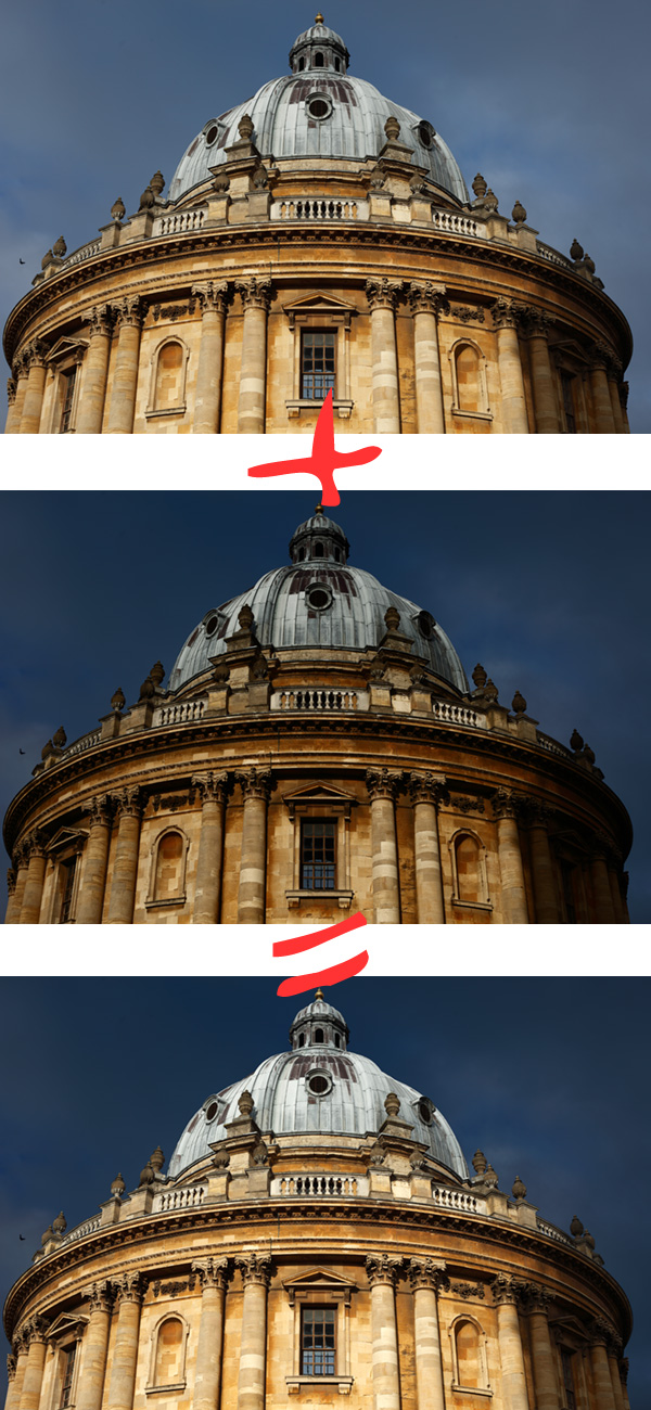 exposure blending RAW tutorial