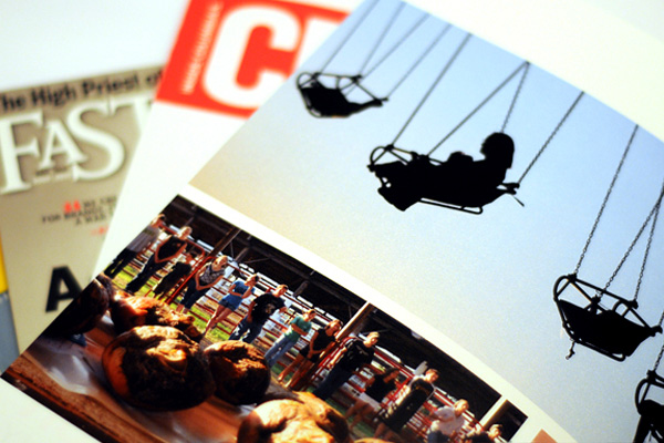 Some magazines.