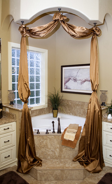 A lavish bathroom.