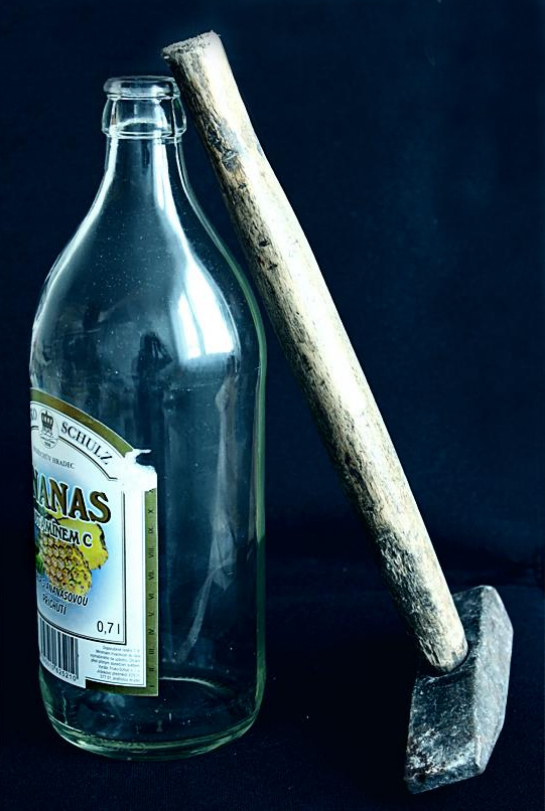 photographing glass