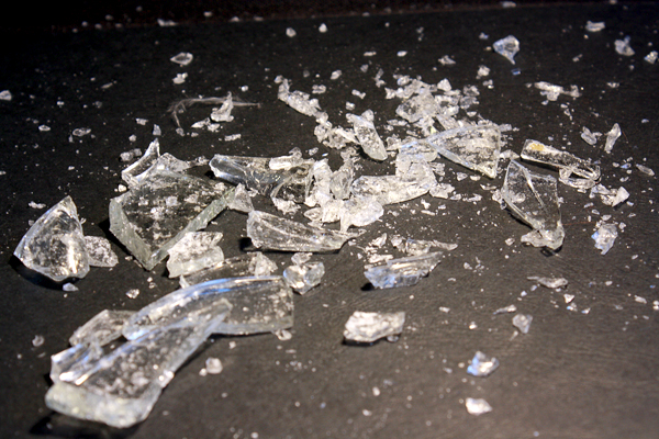 photographing glass