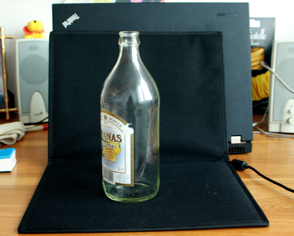 photographing glass