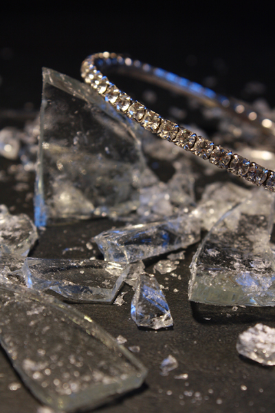 photographing glass
