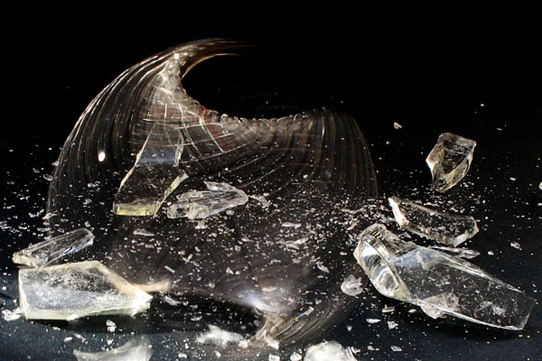 photographing glass