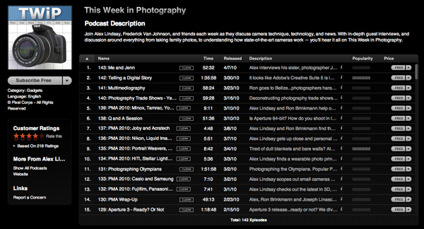 photography podcasts