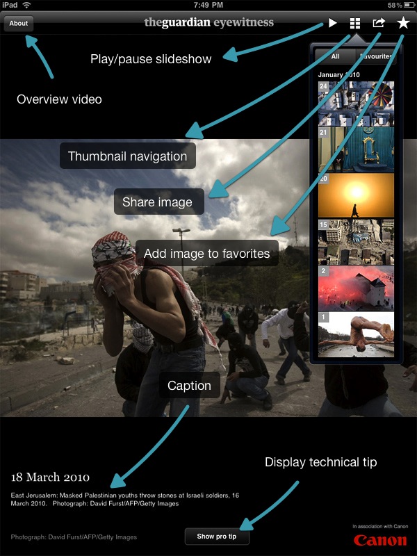 guardian eyewitness ipad