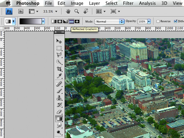 photoshop tilt-shift effect