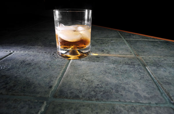 photographing a beverage drink
