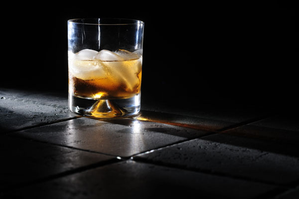 photographing a beverage drink