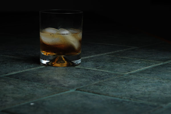 photographing a beverage drink