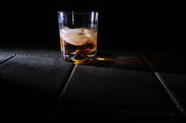 photographing a beverage drink