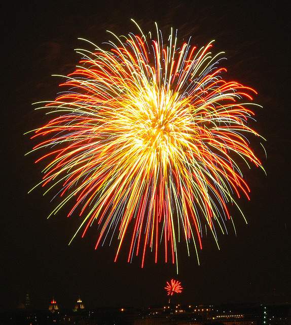 how to photograph fireworks