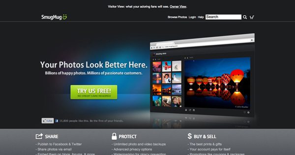 photography website services compared
