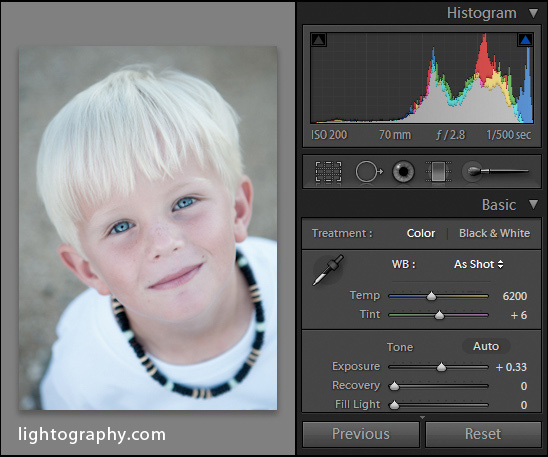 split toning