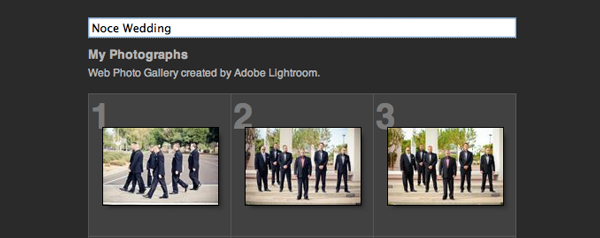 lightroom slideshow gallery