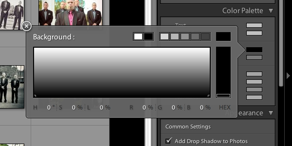 lightroom slideshow gallery