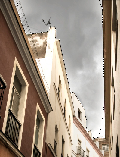 Selecting the sky